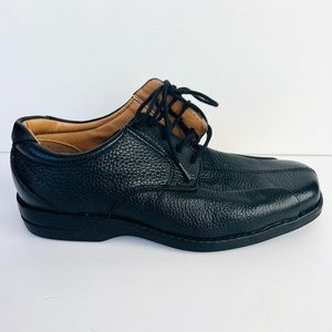 GH Bass Men’s Lex Black Pebbled Leather Oxfords - size 8 - NEW